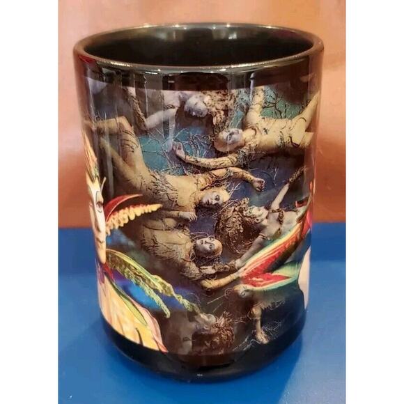 Cirque Du Soleil Coffee Cup Mug Acrobats Circus Thailand Jesters Halloween - Picture 4 of 10